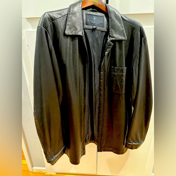 Kenneth Cole Reaction Other - Kenneth Cole Reaction black Leather Jacket